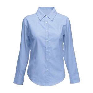 Blusa Oxford Manga Larga